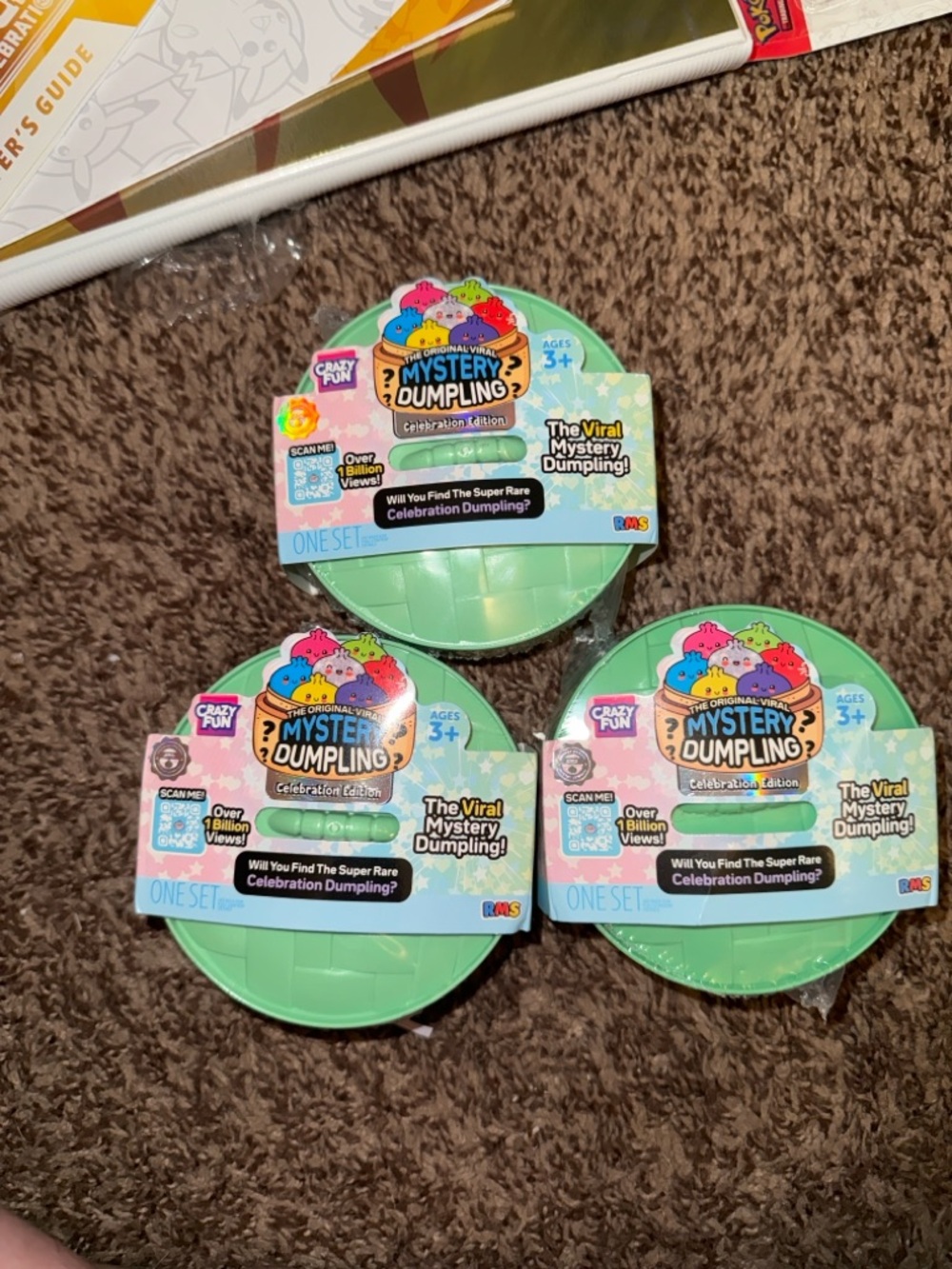 3 RMS Celebration Mystery Dumplings Sealed